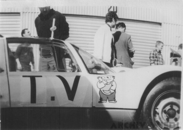 Die rollenden Kameras des ZDF – das Mainzel-Männchen als Rennfahrer!