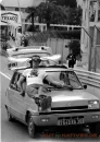 Ein Renault 5, ein Frontspoiler und eine mobile Chill-out-Lounge