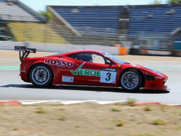 Ferrari 458 GT3 der Masters Endurance Legends beim AvD Oldtimer-Grand-Prix 2022
