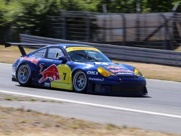 Porsche 996 GT3 RSR der Masters Endurance Legends beim AvD Oldtimer-Grand-Prix 2022