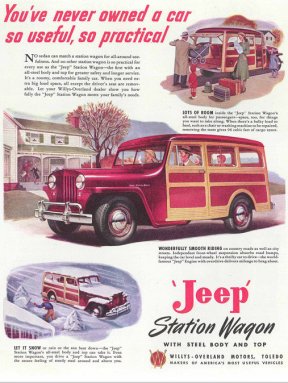 Vorschaubild zum Beitrag: You’ve never owned a car so usefull, so practical – wie Willys-Overland 1947 den ersten SUV bewarb