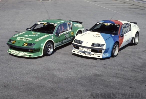 Alpine A310 des Nürnberger Teams Kussberger-Racing
