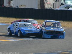 BMW, Renault Alpine Unfall Lemans