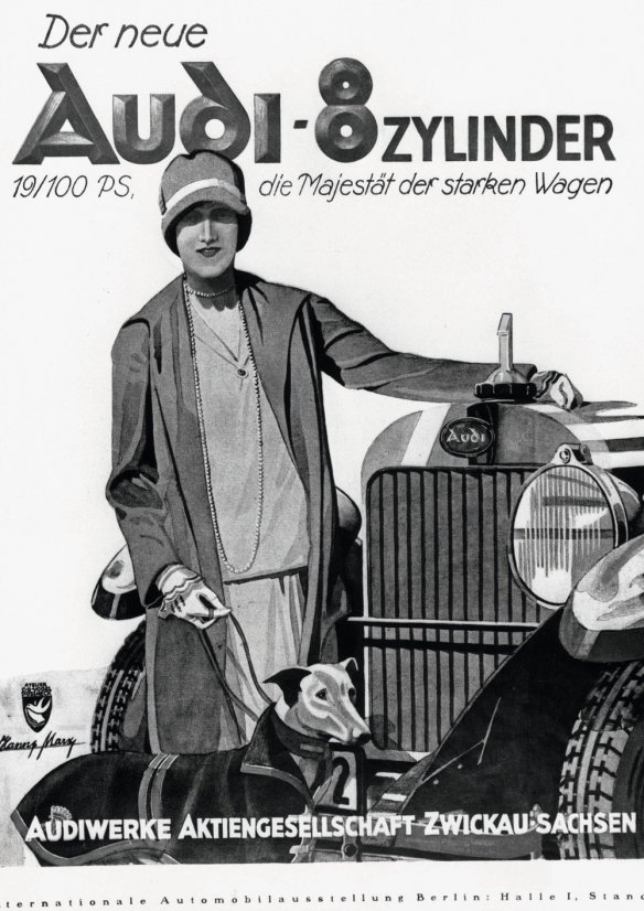 Als ein Whippet für den Audi 19/100 PS Typ R „Imperator“ warb