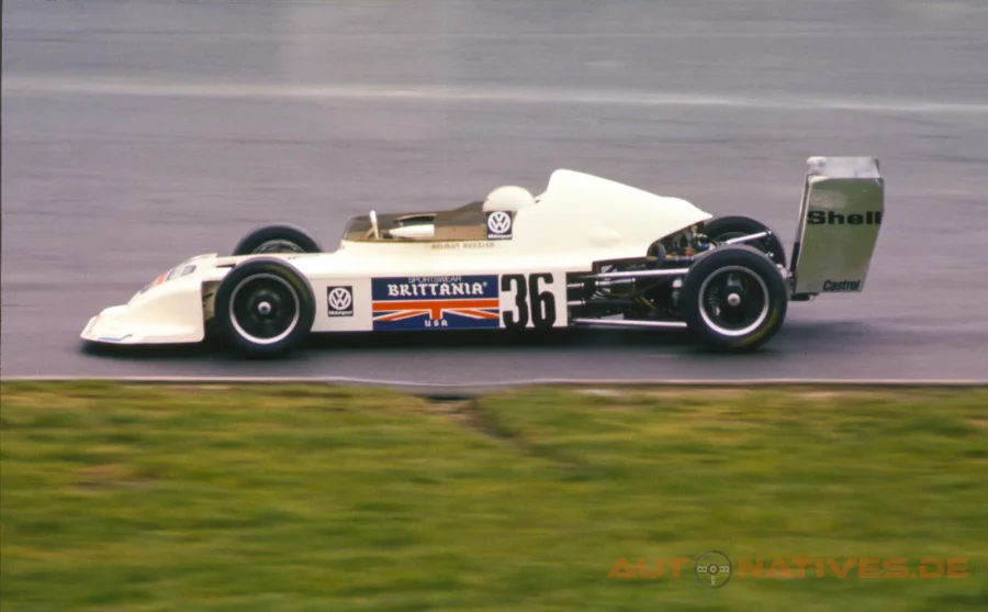 Helmut Henzler im March 783 am Nürburgring
