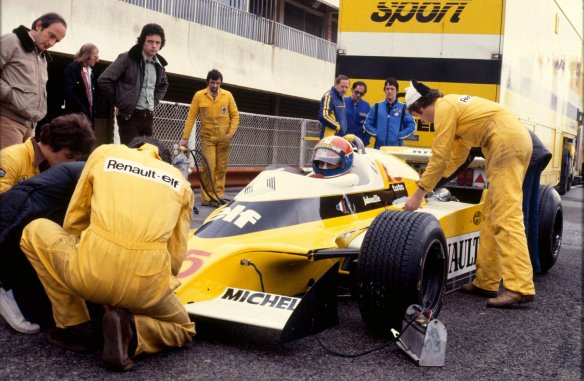 1979: Test des Renault RS 10 mit dem 1,5 Liter großen Turbomotor.