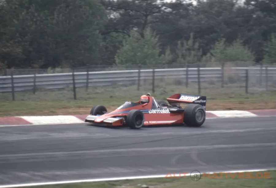 Niki Lauda im Brabham Alfa Romeo beim Großen Preis von Belgien 1977 in Zolder.