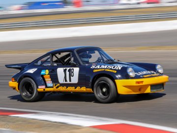 Adrian Grenz im Porsche RSR beim AvD Oldtimer-Grand-Prix 2022