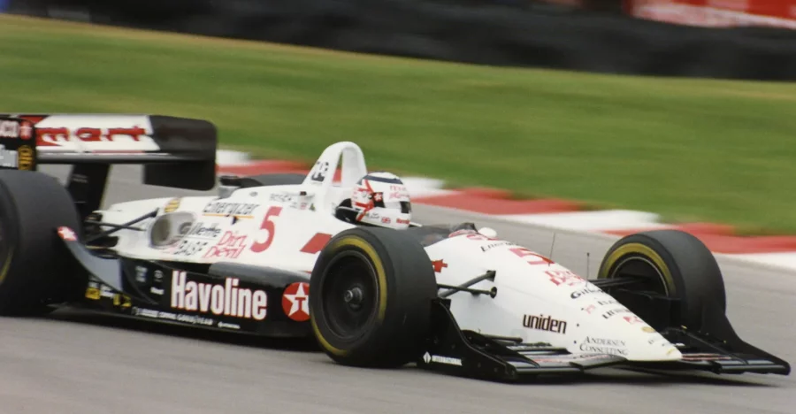 Nigel Mansell bei einem Rennen der Champ Car World Series