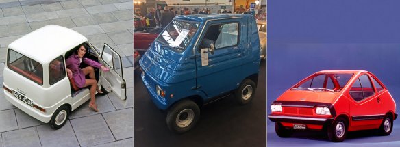Ford Comuta, Zagato Zele und andere Elektro-Würfel