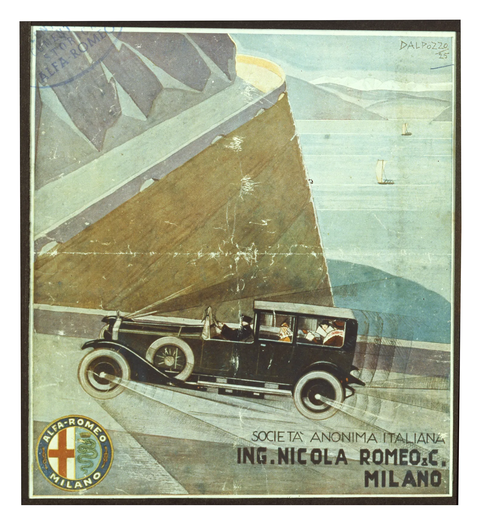 Werbeanzeige der „Società Anonima Italiana Nicola Romeo & C.“