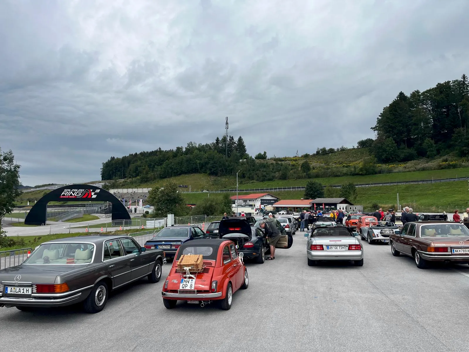 Fahrerlager am Salburgring