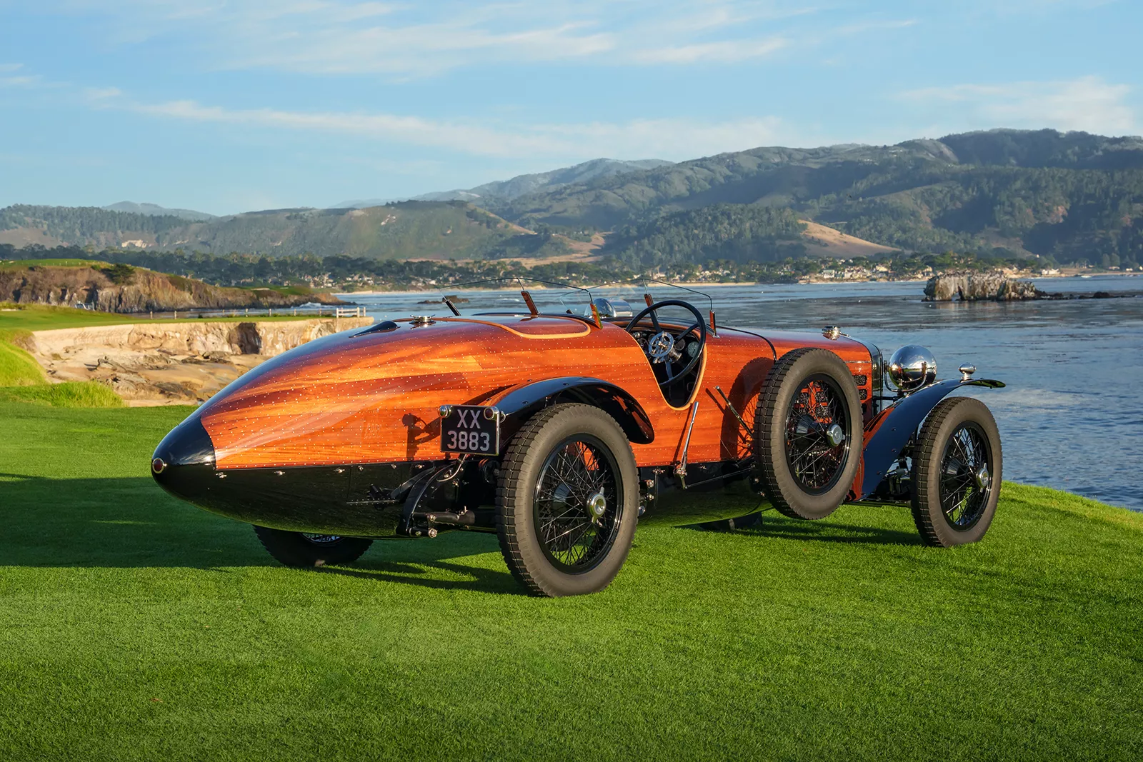 Heckansicht des Hispano Suiza H6C Nieuport-Astra Torpedo