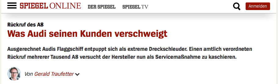 Screenshot SPIEGEL ONLINE vom 6.11.2017