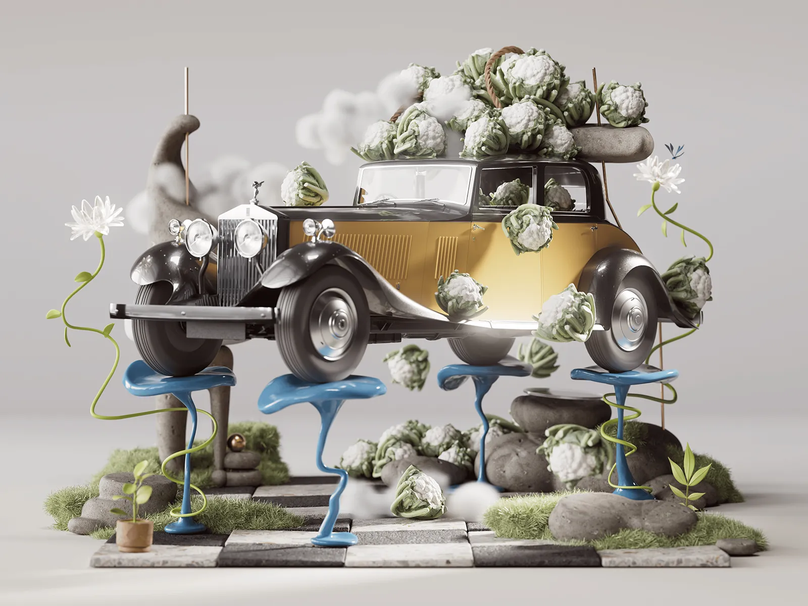 Illustration von Omar Aqil