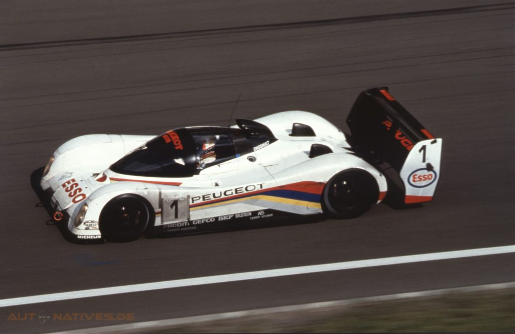 Der Peugeot 905 Evo 1 war gegen Ende der Gruppe C der dominierende Sportwagen.