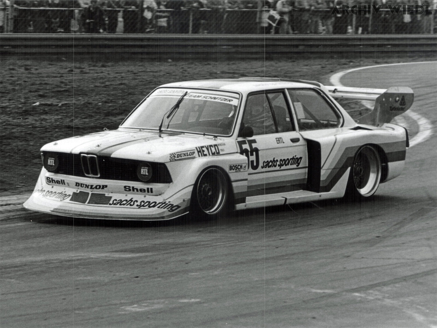 Harald Ertl im BMW 320 Turbo von Schnitzer