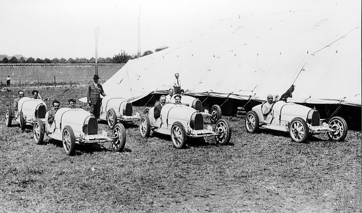 Ettore Bugatti und seine Bugatti Type 35