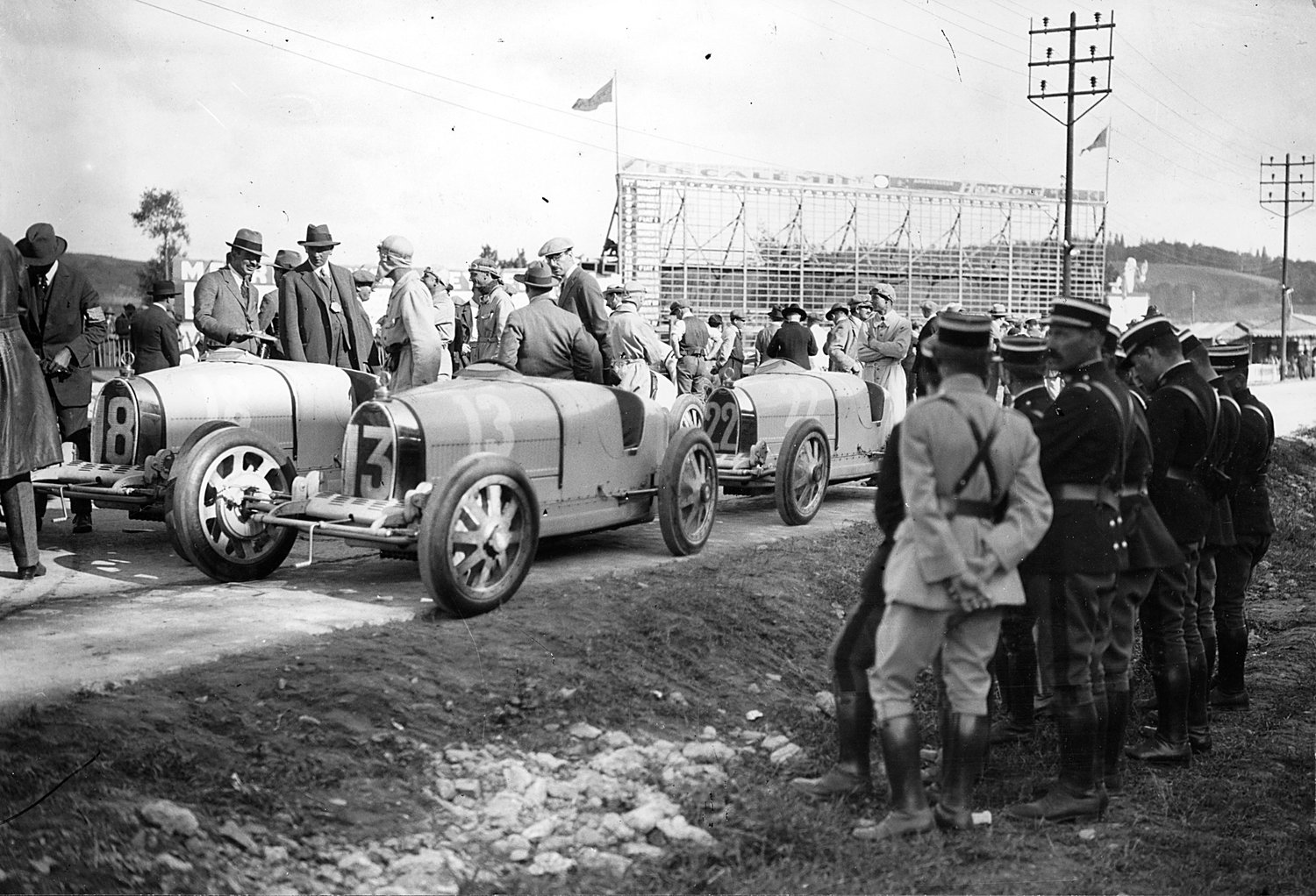 Bugatti Type 35 vor dem Grand Prix von Frankreich 1924