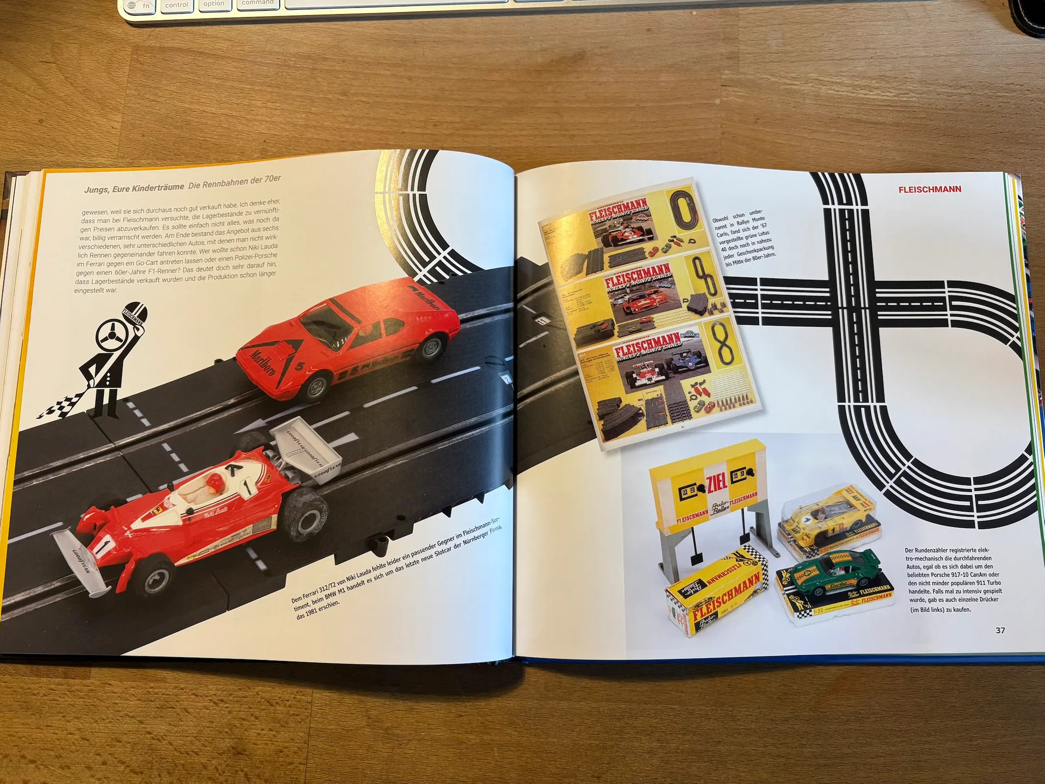 Fleischmann in „Jungs, Eure Kinderträume – Die Rennbahnen der 70er“