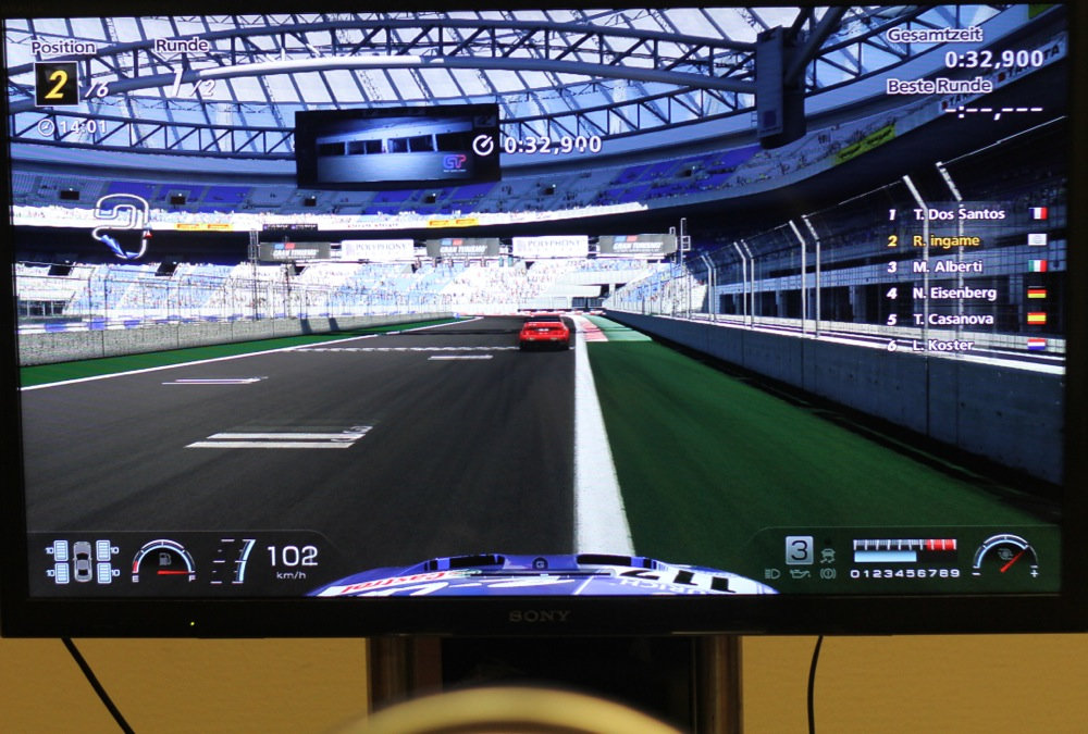 Die Gran Turismo Arena erinnert an das ROC.