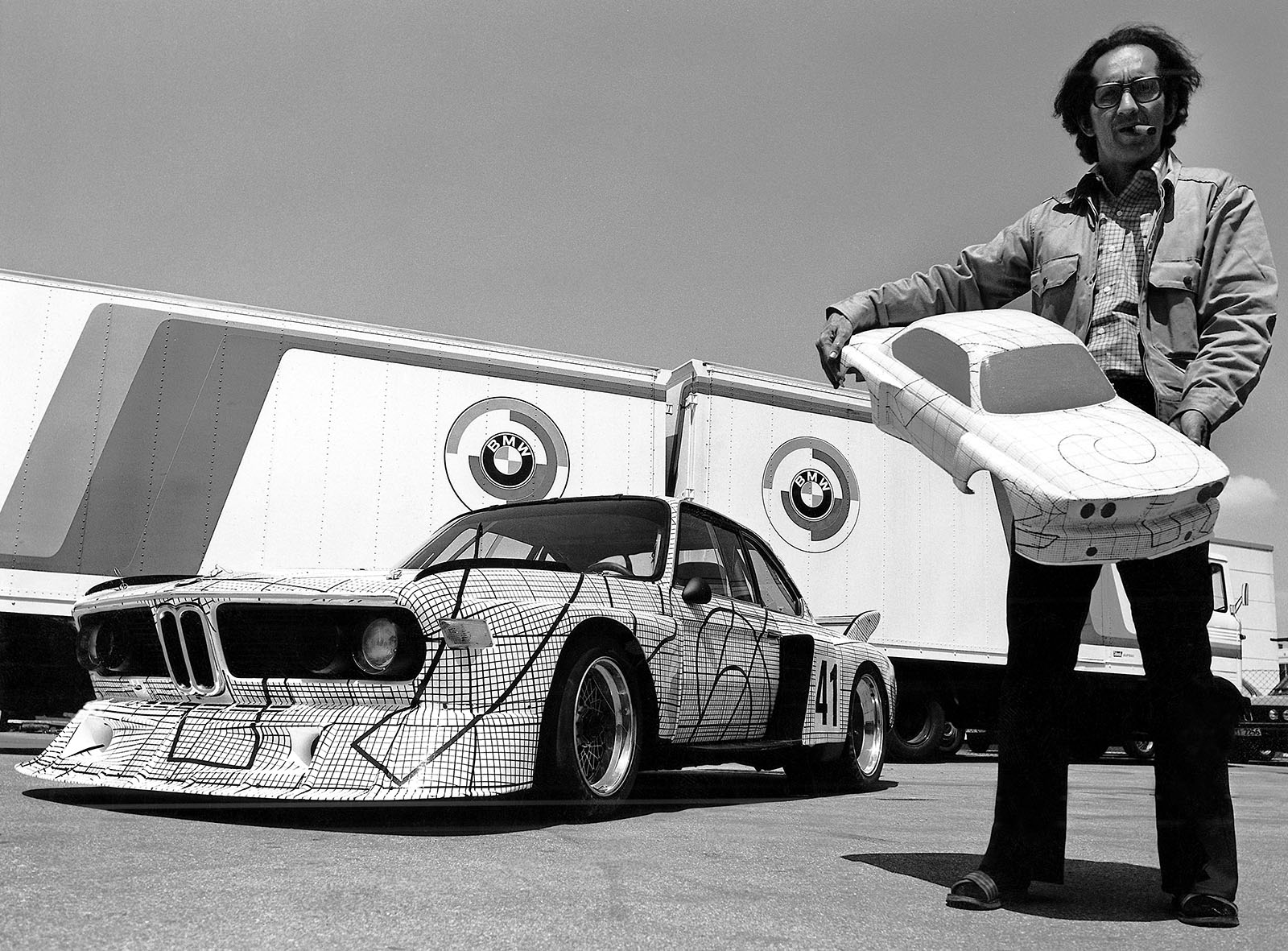 BMW Art Car #2 by Frank Stella