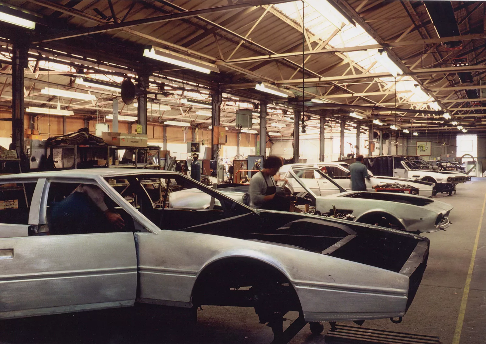 Karosseriebau bei Aston Martin Lagonda in den 1980er-Jahren