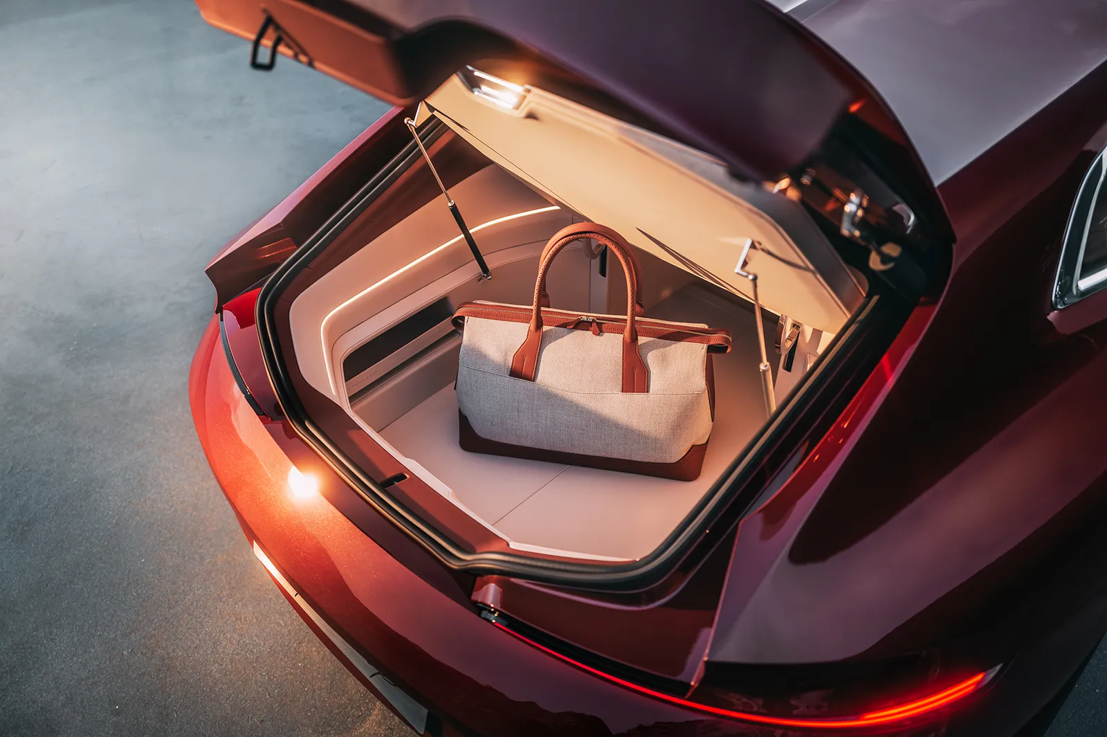 Kofferraum des BMW Concept Speedtop