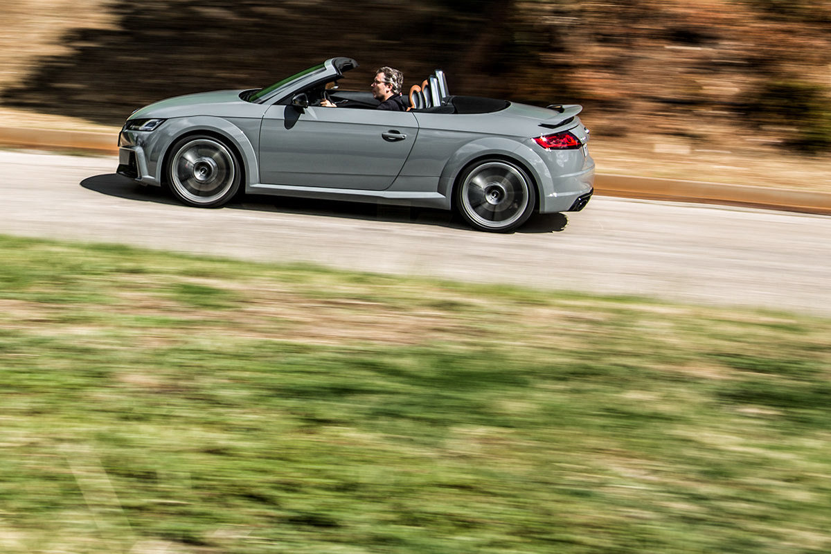 Tom unterwegs im Audi TT RS Roadster