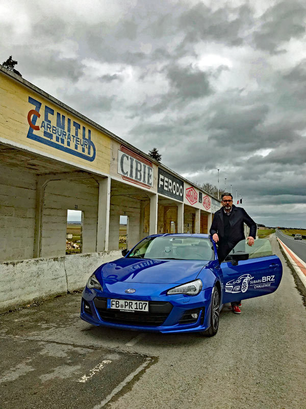 Tom Schwede mit dem Subaru BRZ in Reims-Gueux 