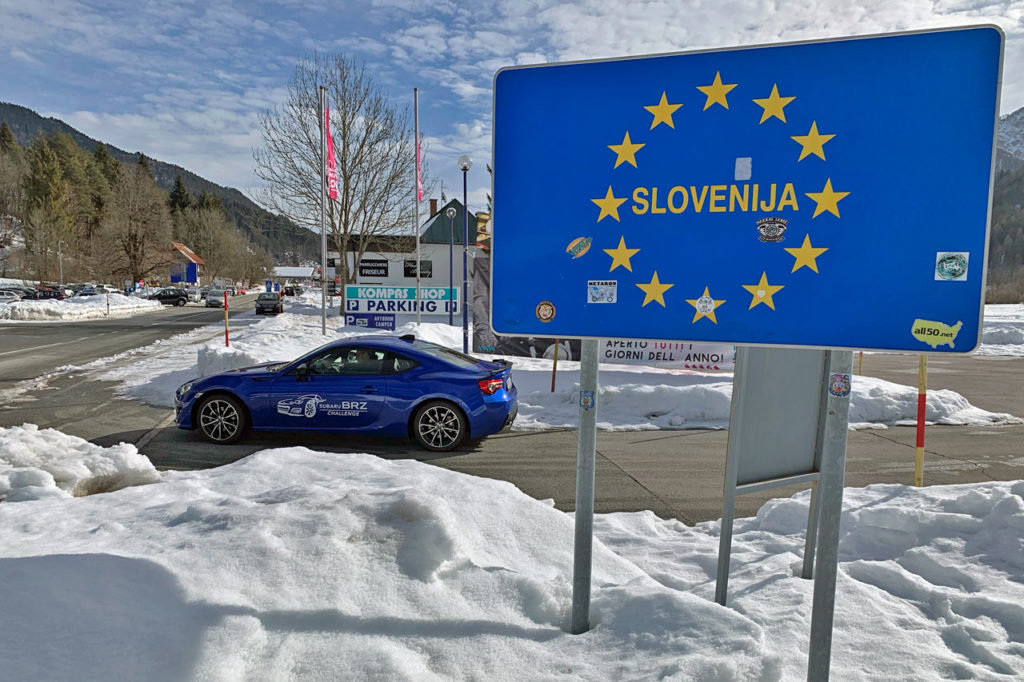 Wir unternehmen einen Abstecher nach Slowenien