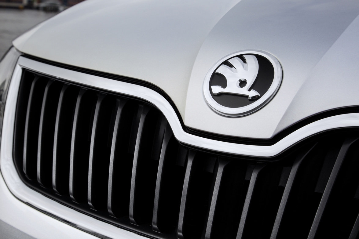 Die Schnauze des Škoda Rapid Spaceback 