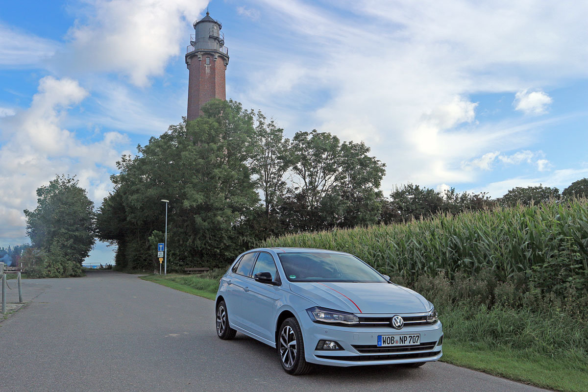 VW Polo 1.0 TSI und ein Leuchtturm