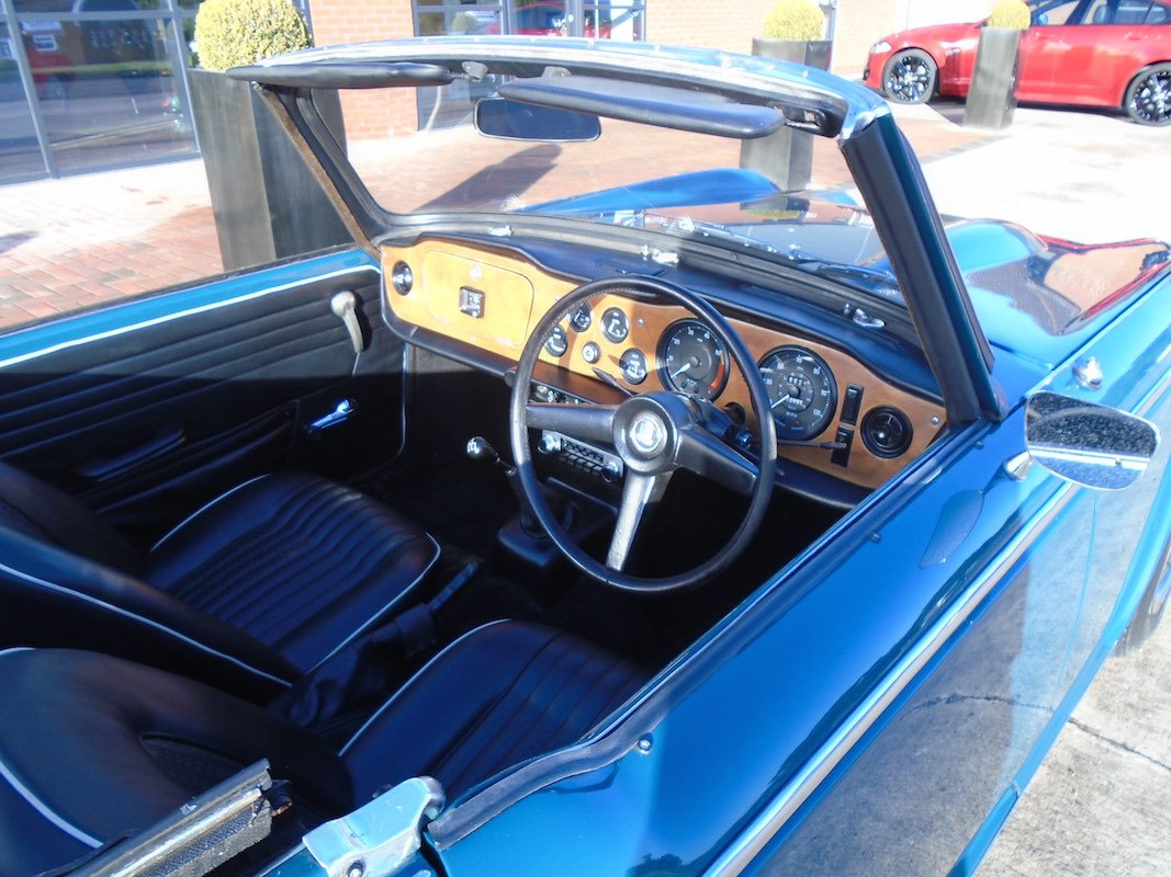Innenraum des Triumph TR5 PI, Nummer 1