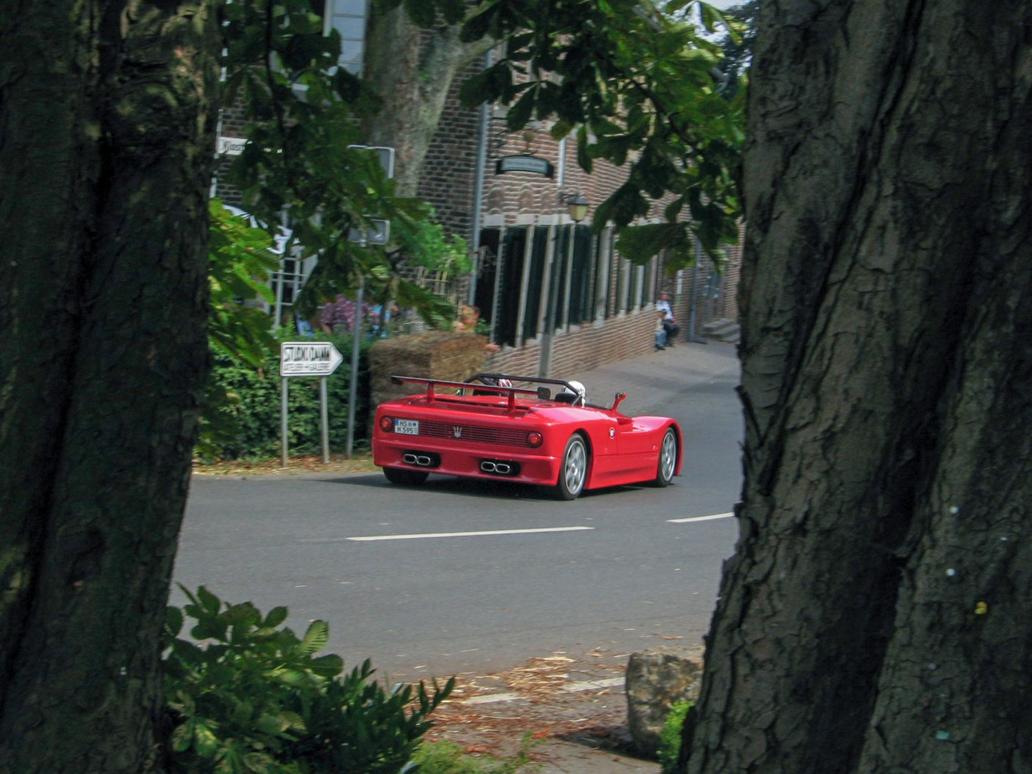 Die Rundstrecke der Classic Days in Düsseldorf ist vollständig einsehbar.