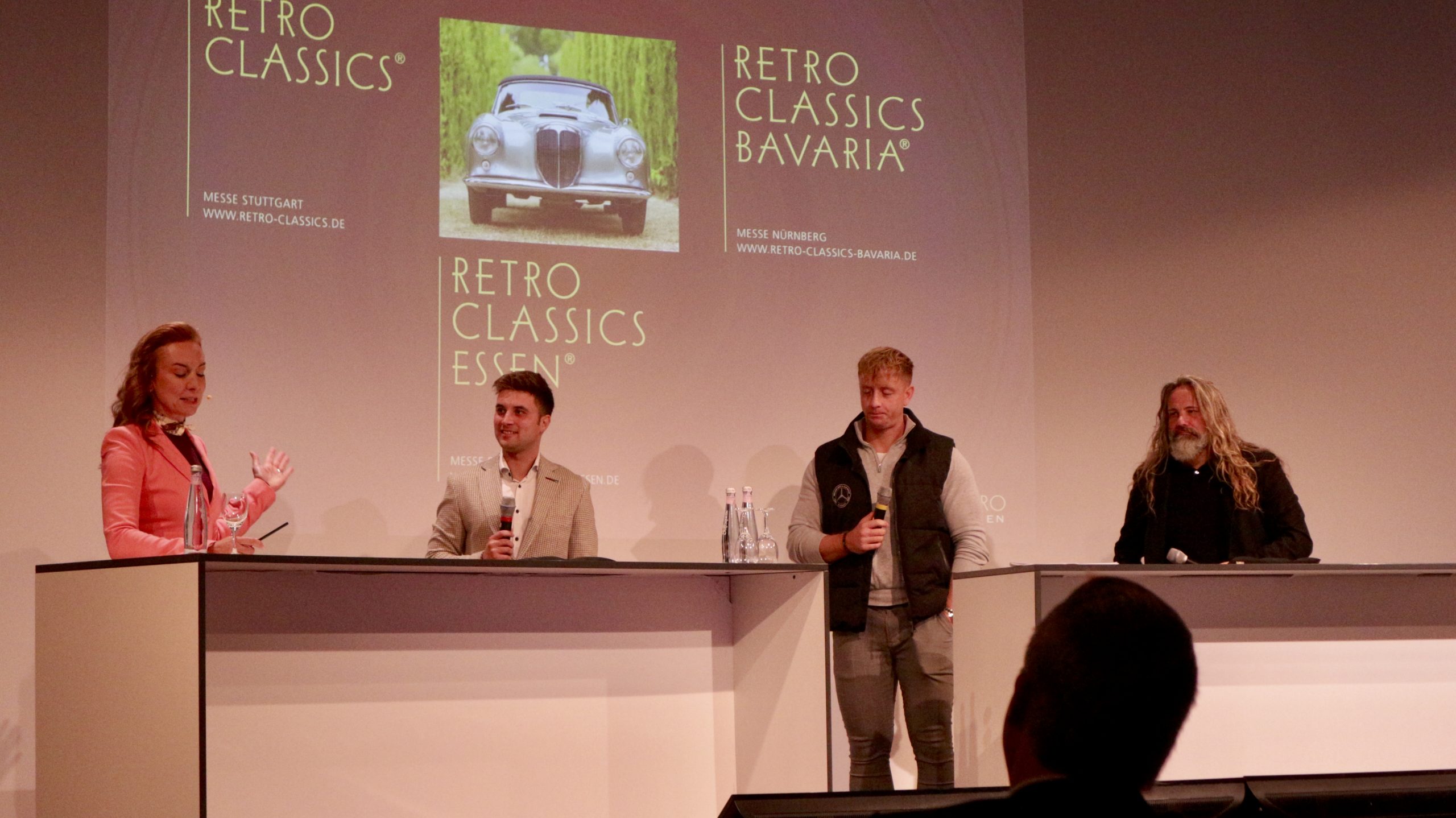 Talkrunde der Pressekonferenz zur Retro Classics Essen
