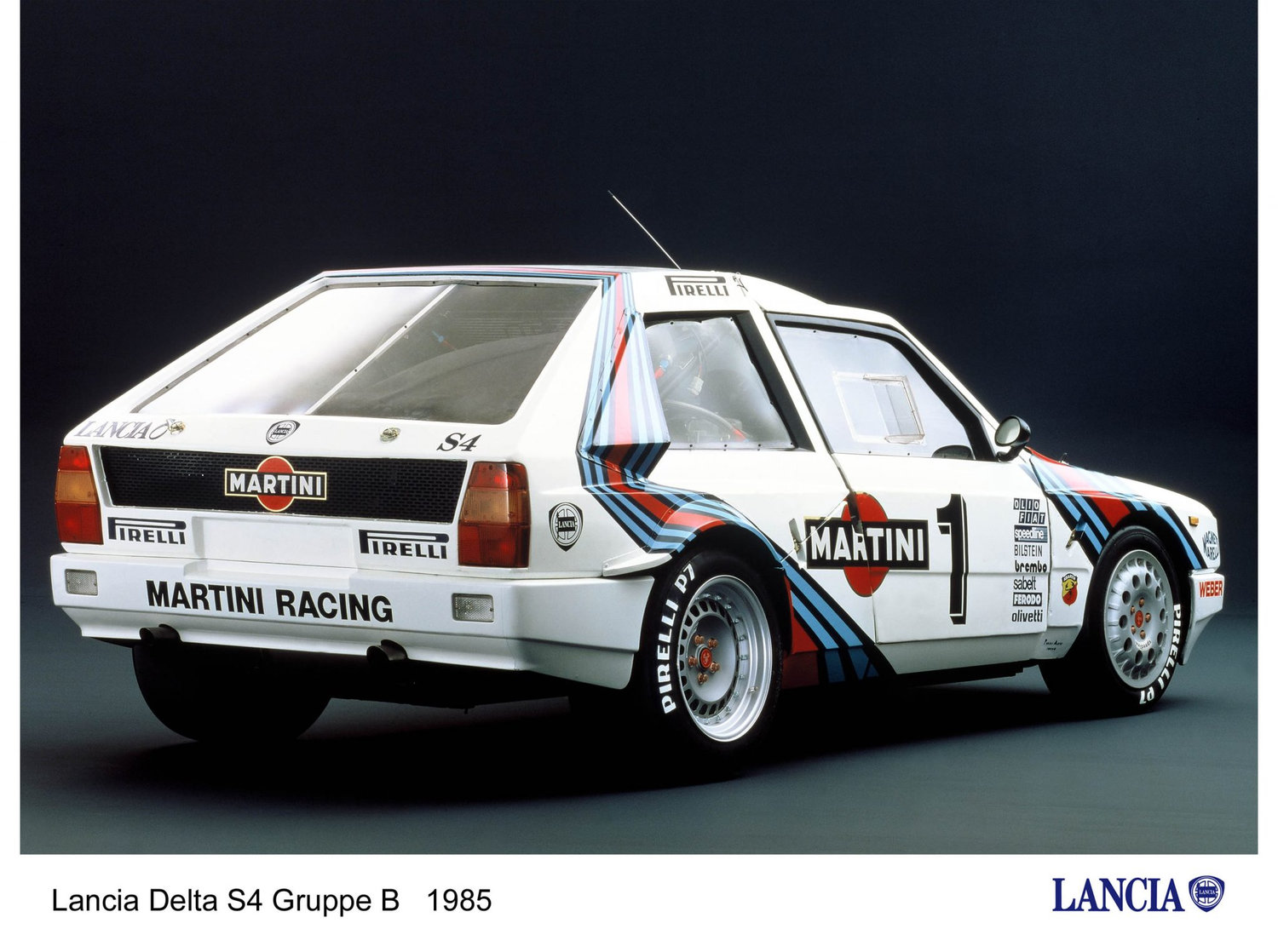 Heck des Lancia Delta S2 der Gruppe B (Foto: Lancia)