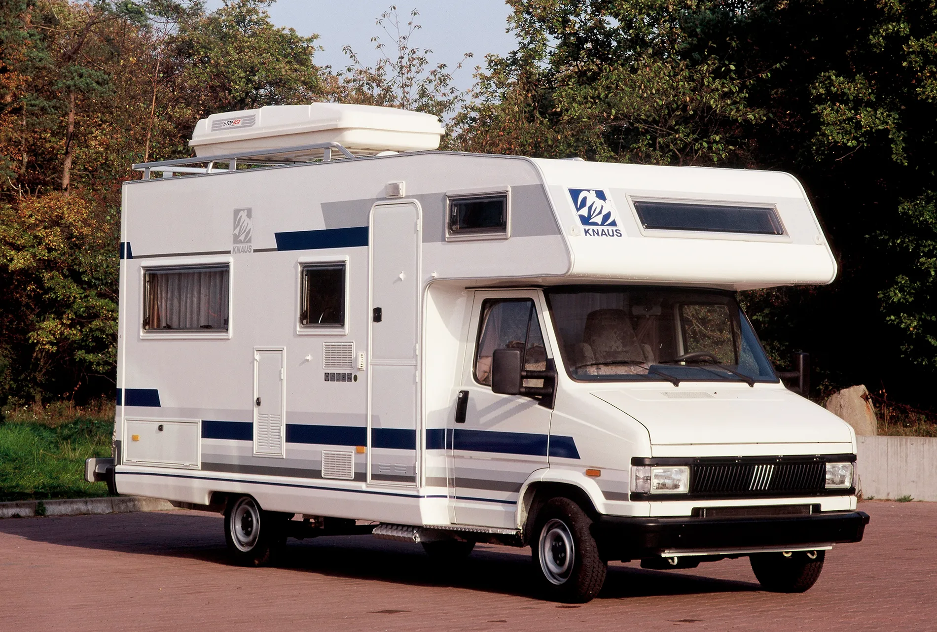 Wohnmobil von Knauss auf Basis des Fiat Ducato
