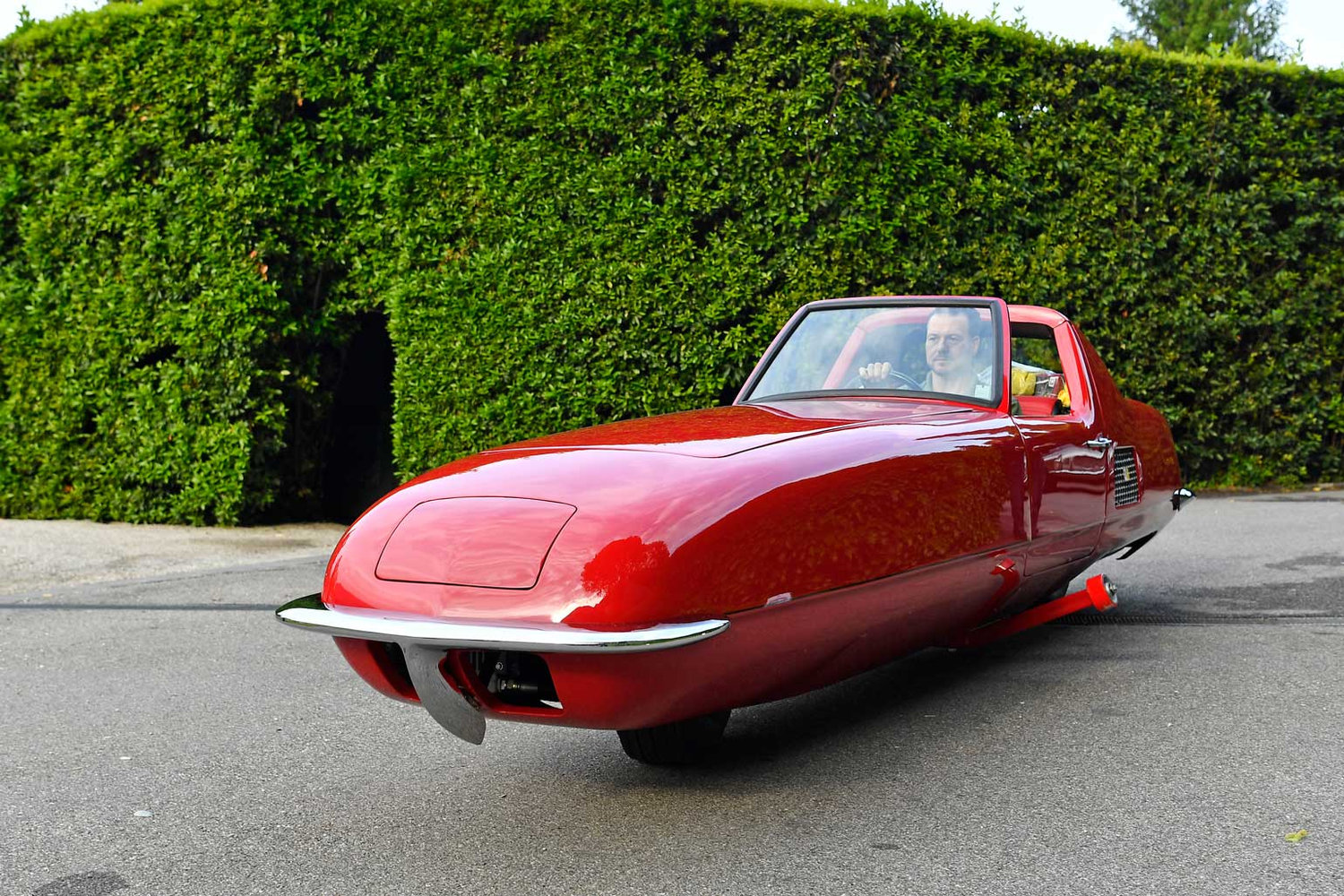 Eine lange schmale Zigarre mit nur zwei Rädern ... Gyro-X ...entstanden 1967 in den USA