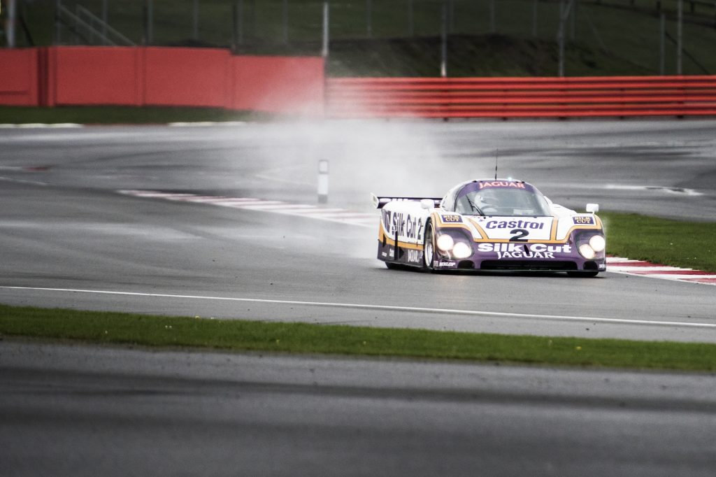Andy Wallace mit dem Jaguar XJR9-LM