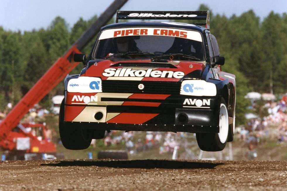 Will Gollop mit seinem MG Metro 6R4 BiTurbo