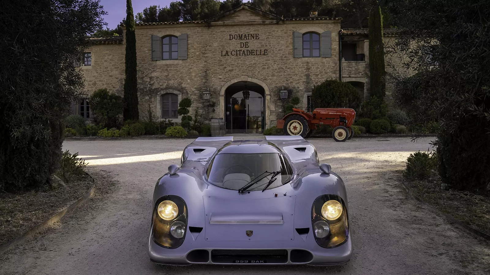 Frontansicht Porsche 917 mit Strassenzulassung