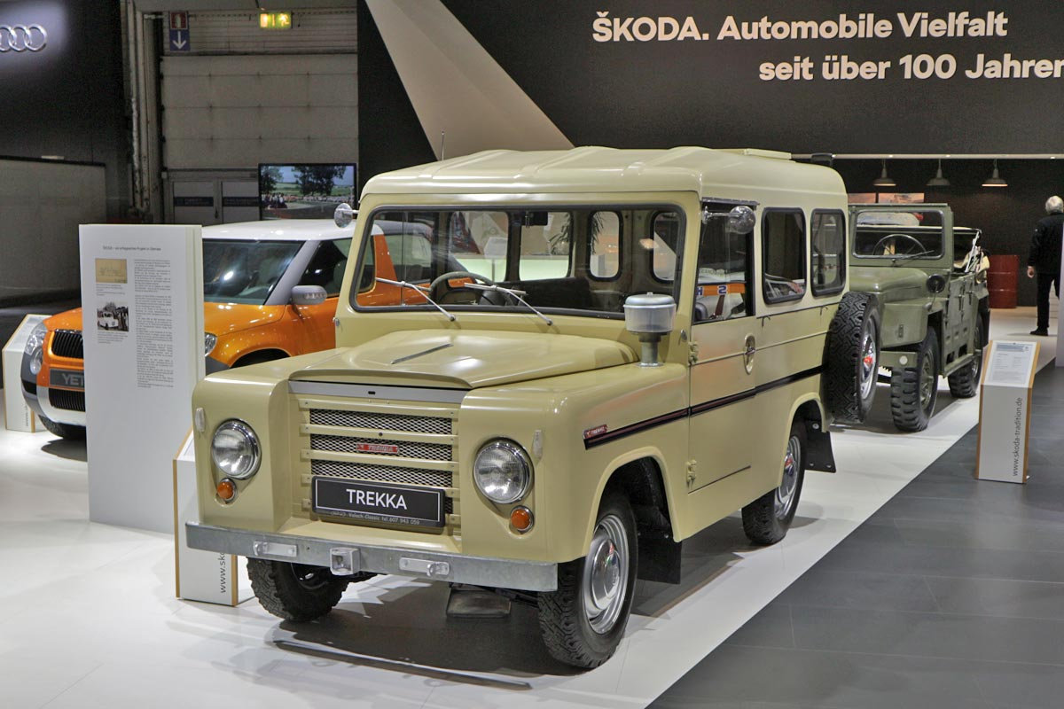 Škoda TREKKA auf einer Messe