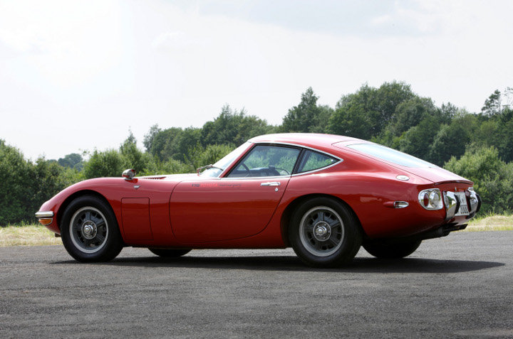 Heckansicht des Toyota 2000GT