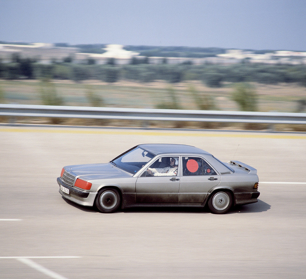 Mercedes-Benz 190 E 2.3-16 auf Weg zum Weltrekord
