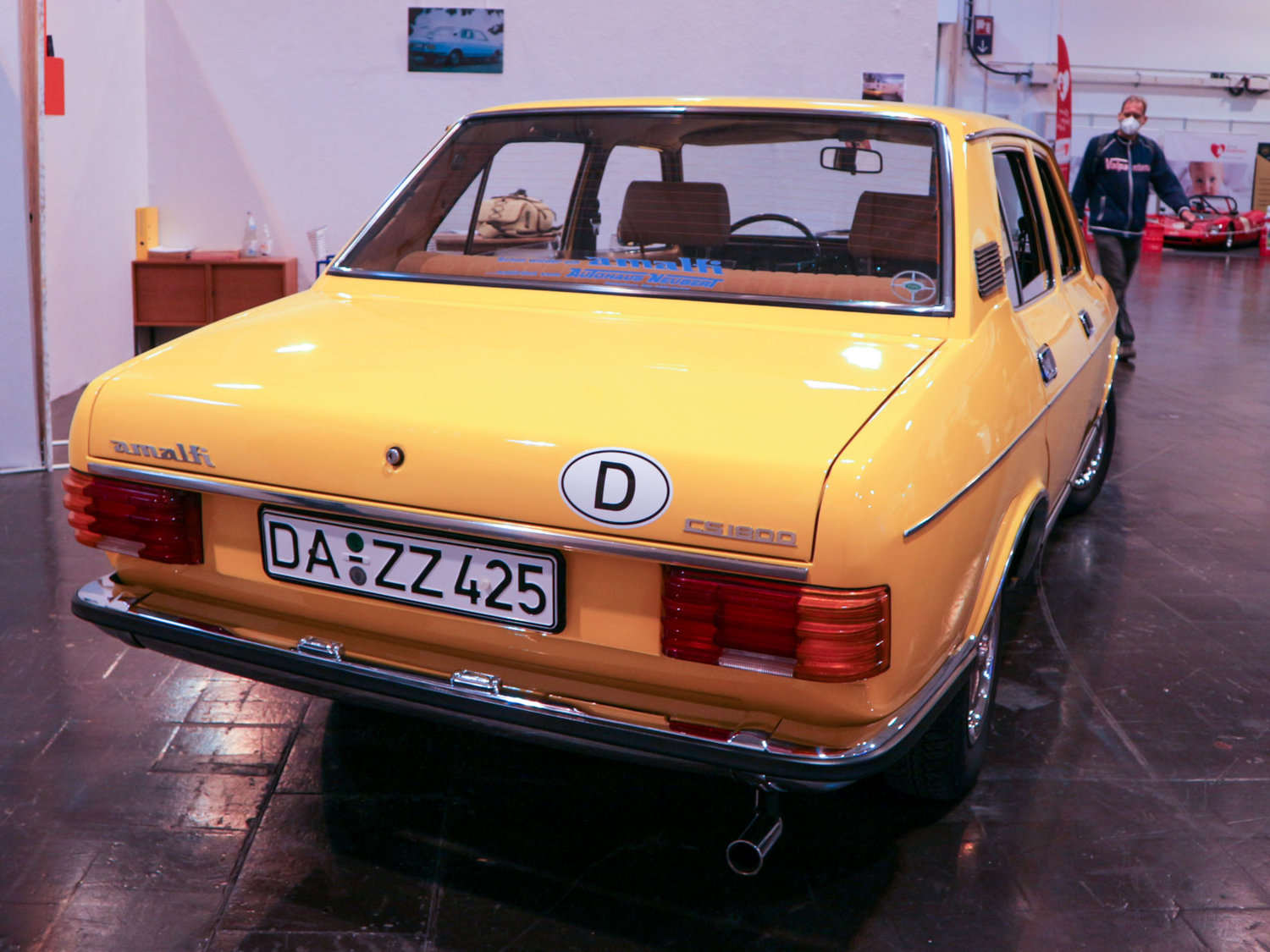 Heckansicht des Amalfi CS 1800