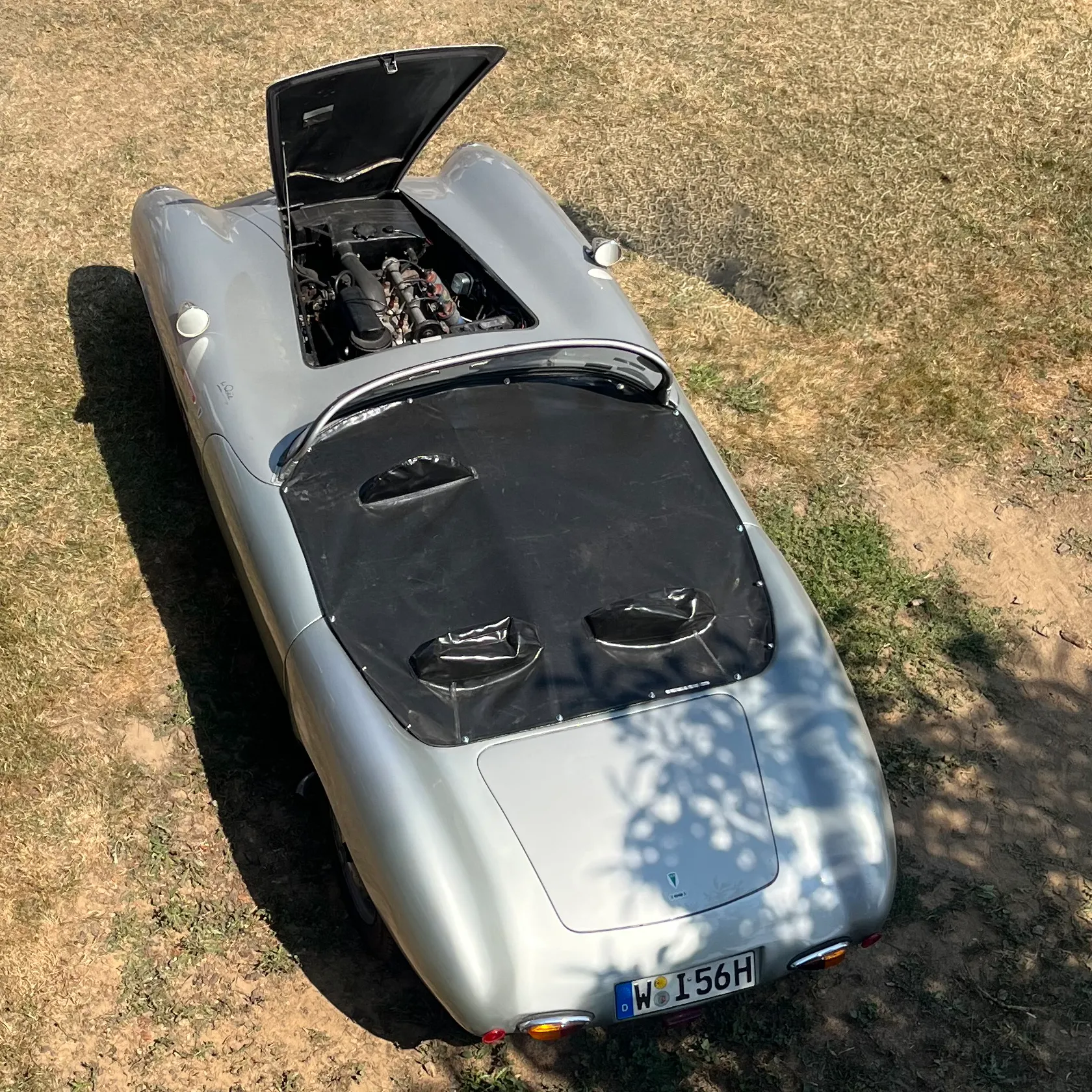 Der Drews DKW Spyder von oben