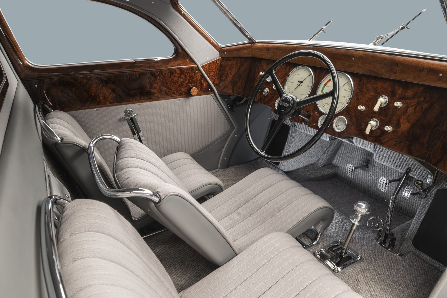 Der Innenraum des Auto Union Typ 52