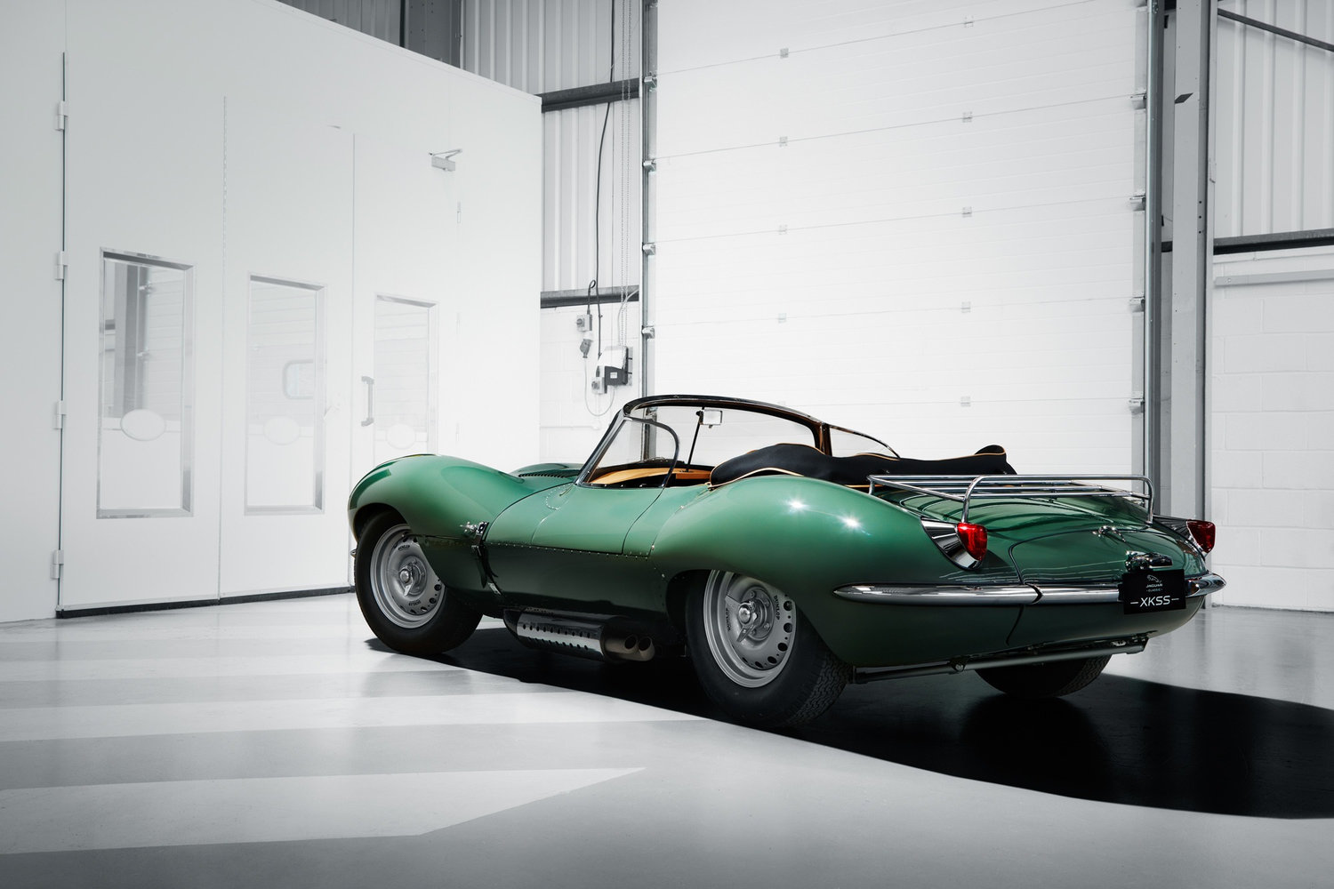 Heckansicht des Jaguar XKSS von 2017