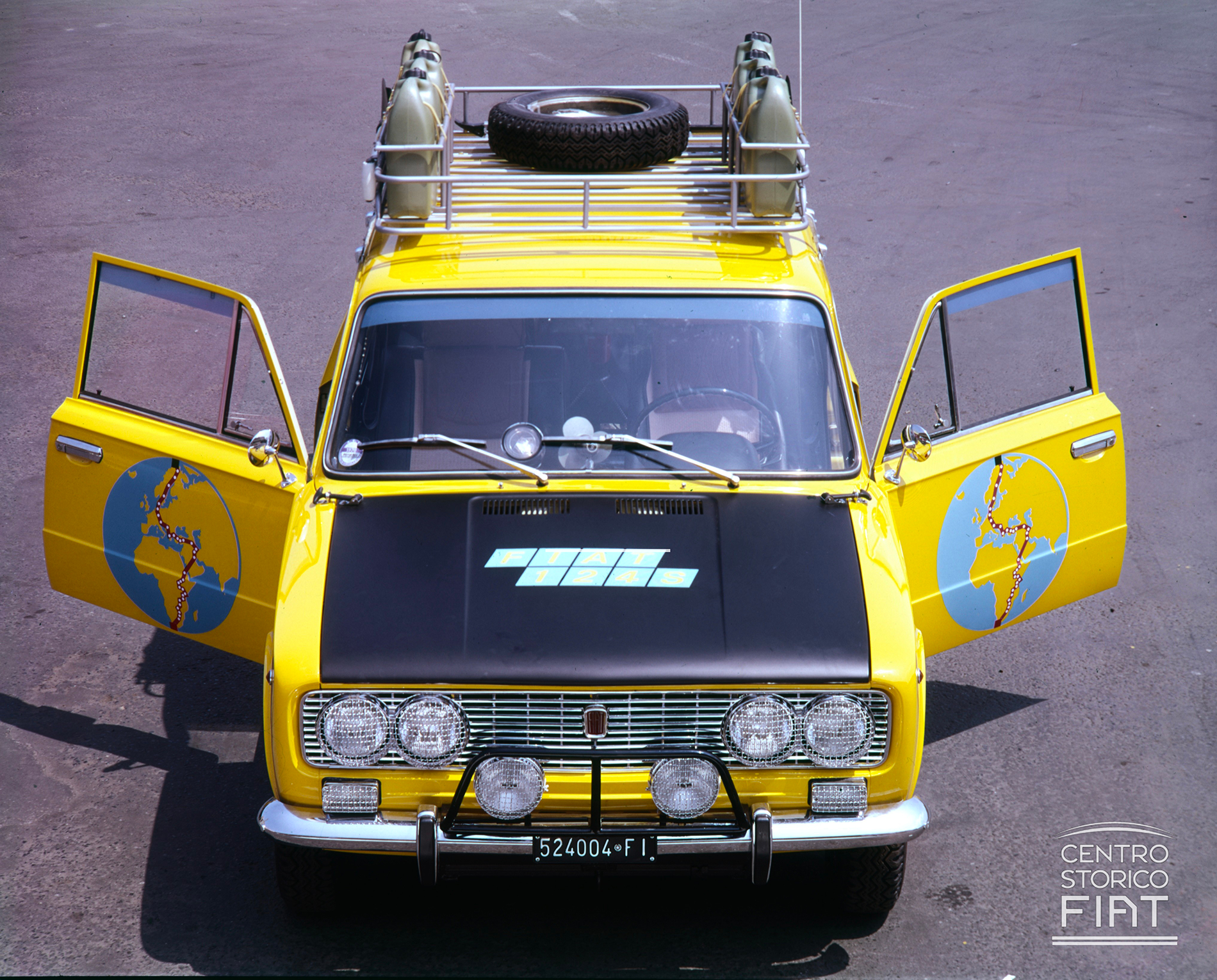 Fiat 124, Teilnehmer der Langstreckenfahrt vom Nordkap bis nach Kapstadt 1970